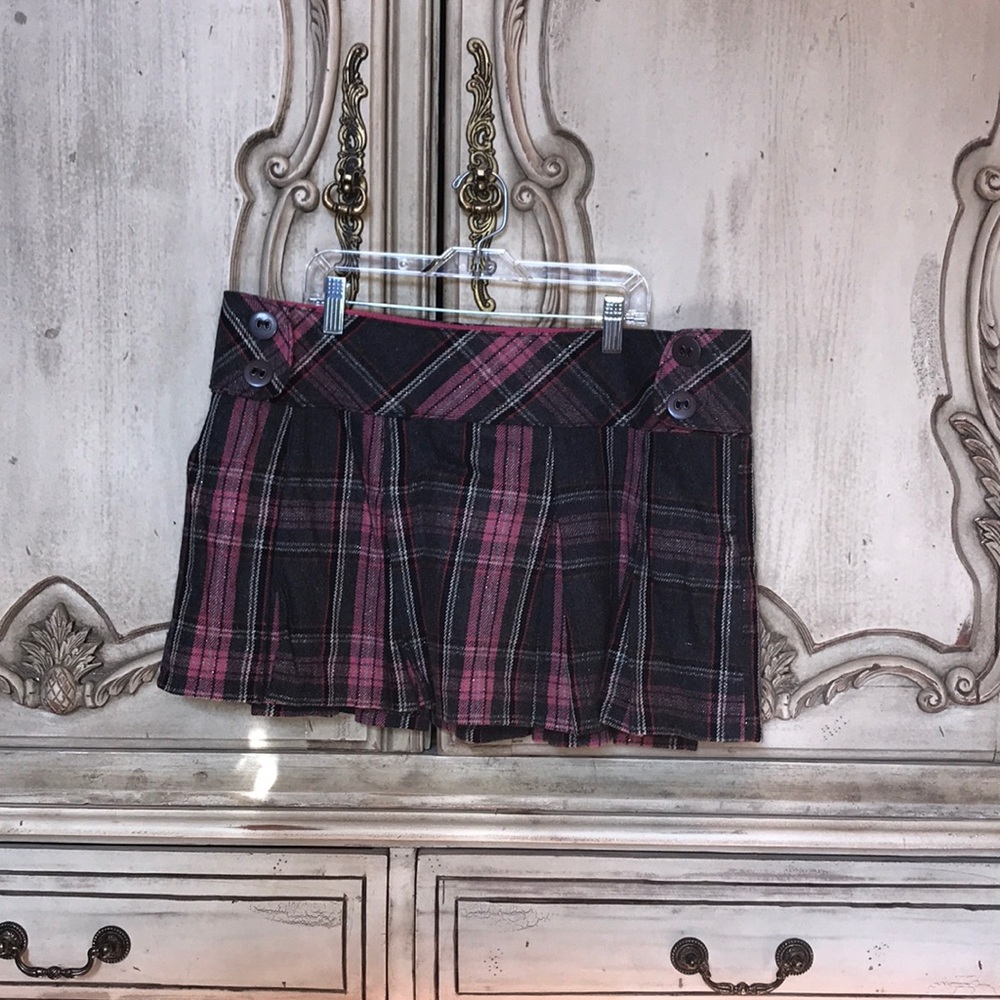 Aéropostale plaid mini skirt